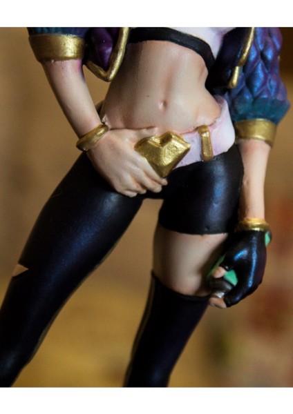 Kda Akali Boyalı Figür 20 cm (Büyük Boy)