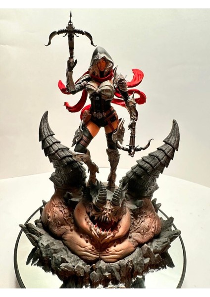 Warcraft Demon Hunter Girl Figür Wow Demon Hunter Figür Büyük Boy 25CM