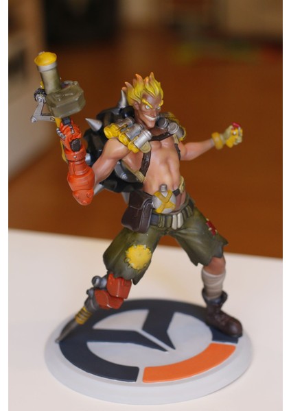 Overwatch Junkrat Figür Jamison Fawkes Figür Büyük Boy 25CM