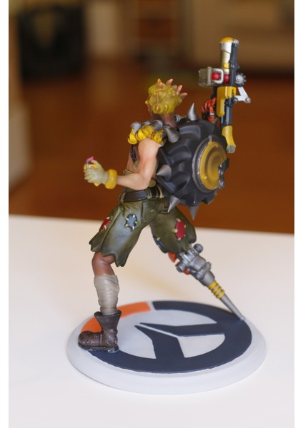 Overwatch Junkrat Figür Jamison Fawkes Figür Büyük Boy 25CM