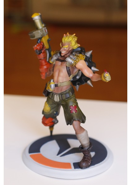 Overwatch Junkrat Figür Jamison Fawkes Figür Büyük Boy 25CM