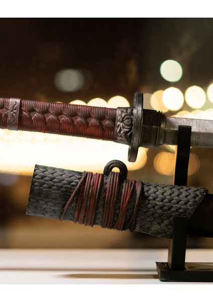 Japon Kılıcı Katana Oyuncak Kılıç Katana Samuray Kılıcı Figürü Standlı indirimleri