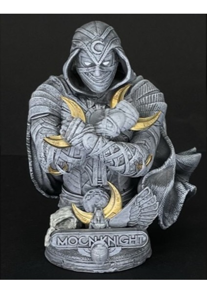 Marvel Moon Knight Figür Marc Spector Moon Knight Figür Büyük Boy 25CM