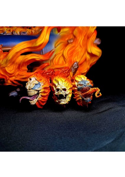 Venom Ghost Rider Figür Hayalet Sürücü Figür 25CM Büyük Boy indirimleri