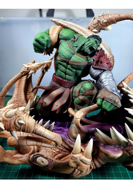 Hulk Vs Planet Figür Savaşan Hulk Figür 25CM