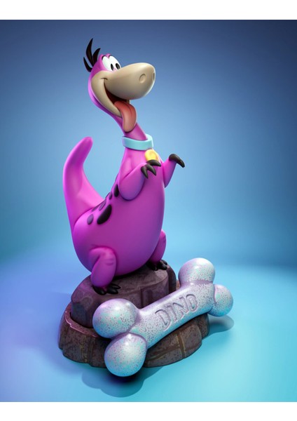Taş Devri Dino Boyalı Figür Büyük Boy 20CM