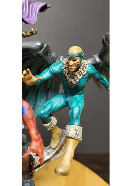 Marvel Sinister Six Figür Spiderman Figür Uğursuz Altı Figür Büyük Boy 30CM