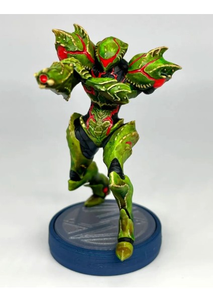 Metroid Samus Aran Figür Metroid Takım Elbiseli Figür Büyük Boy 25CM
