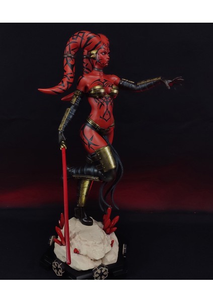 Star Wars Darth Talon Figür Star Wars Darth Talon Dekoratif Obje Büyük Boy 25CM