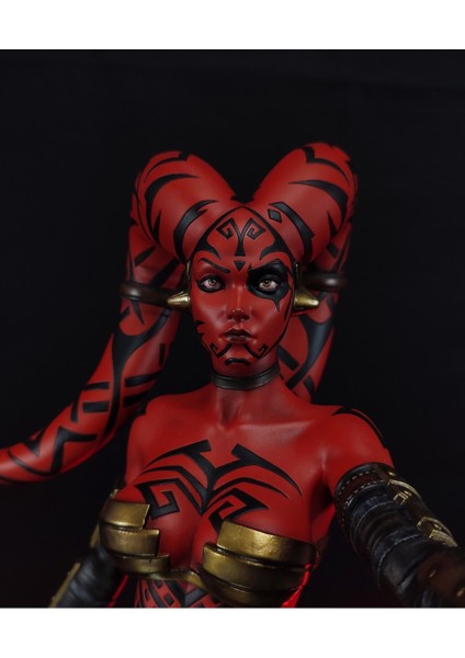 Star Wars Darth Talon Figür Star Wars Darth Talon Dekoratif Obje Büyük Boy 25CM