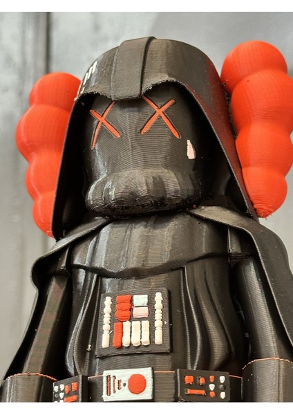 Kaws Darth Vader Figür Kaws Boyalı Figür Kaws Starwars Figür Büyük Boy 20CM