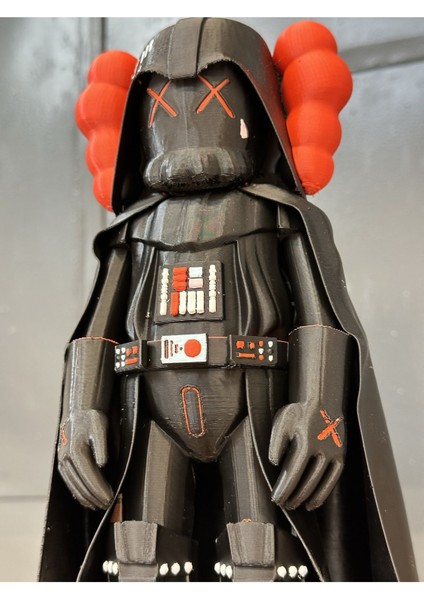 Kaws Darth Vader Figür Kaws Boyalı Figür Kaws Starwars Figür Büyük Boy 20CM