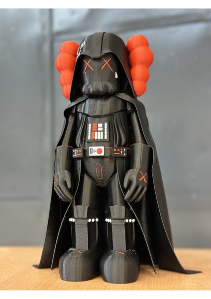 Kaws Darth Vader Figür Kaws Boyalı Figür Kaws Starwars Figür Büyük Boy 20CM