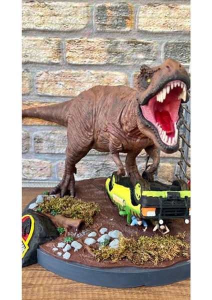 Jurassic Park Dinozor Figür Jurassic World T-Rex Obje 25CM Büyük Boy