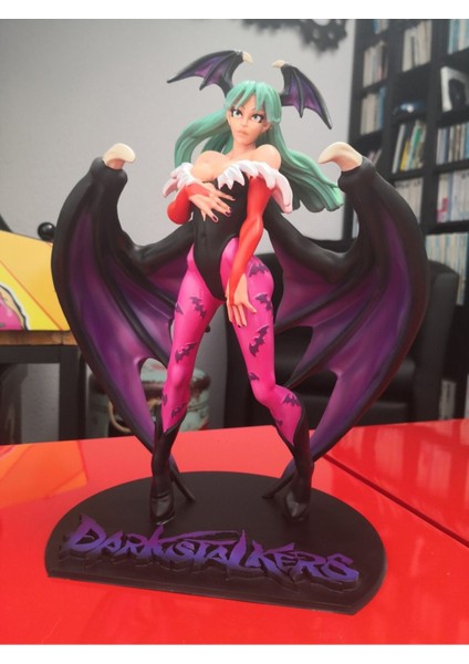 Darkstalkers Morrigan Aensland Figür Marvel Morrigan Figür 25CM Büyük Boy