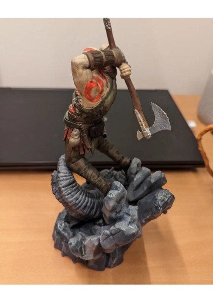 God Of War Kratos Figür God Of War Öfkeli Kratos Obje 25CM Büyük Boy fırsatları