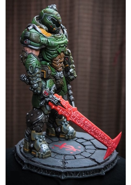 Doom Guy Eternal Boyalı Figür 26 cm (Dev Boy)