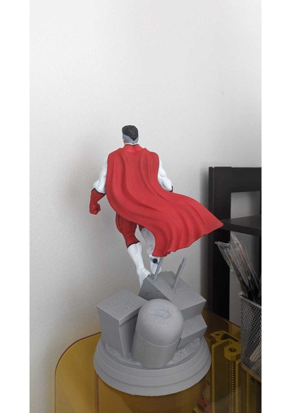 Invincible Omni Man Boyalı Figür Nowl-Ahn Figür Büyük Boy 25CM