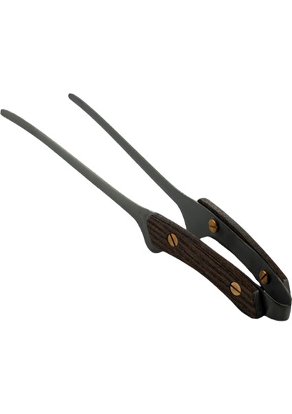 Barbekü Maşası Cımbız Büfe Maşası Yapışmaz Pasta Kelepçesi Barbekü Izgara Maşası Siyah (Yurt Dışından) fiyatları