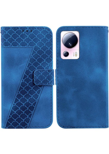 Telefon Kılıfı Için Xiaomi 13 Lite Cüzdan Flip Folio Kapak Kart Yuvası Fonksiyonu (Yurt Dışından)