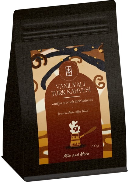 Vanilyalı Türk Kahvesi Vanilya Aromalı Türk Kahvesi 200 gr