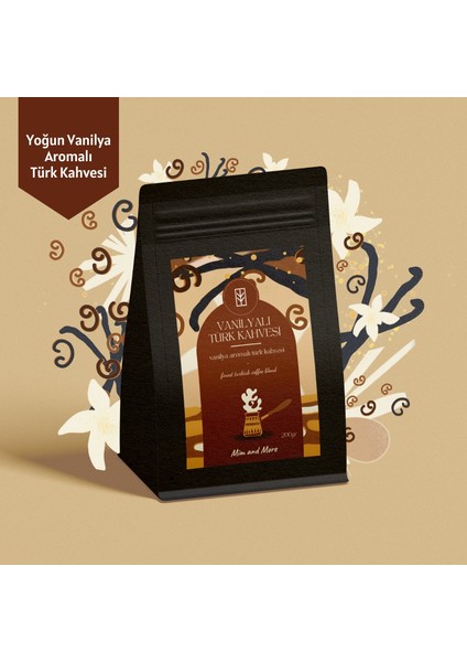 Vanilyalı Türk Kahvesi Vanilya Aromalı Türk Kahvesi 200 gr fiyatları