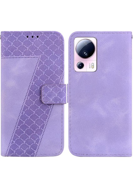 Telefon Kılıfı Için Xiaomi 13 Lite Cüzdan Flip Folio Kapak Kart Yuvası Fonksiyonu (Yurt Dışından)