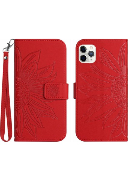 Iphone 11 Için Kılıf Pro Max Flip Cüzdan Telefon Kılıfı ile Lüks Pu Deri (Yurt Dışından)