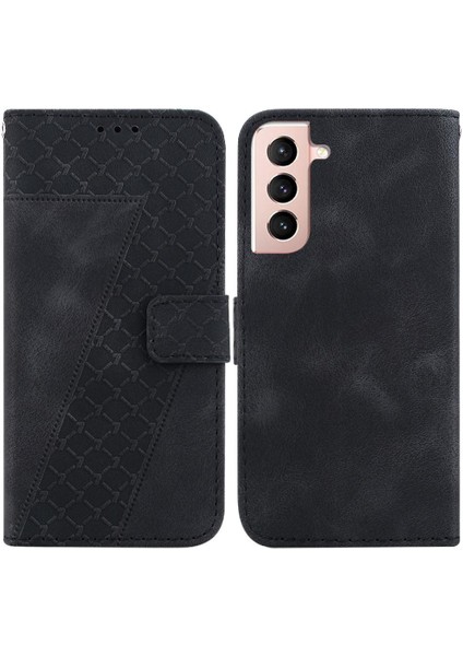 Samsung Galaxy S21 Fe 5g Için Telefon Kılıfı Cüzdan Kart Yuvası Fonksiyonu Pu Flip (Yurt Dışından)