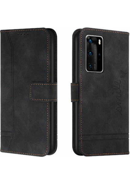 Huawei P40 Pro Manyetik Kapatma Kart Yuvaları Için Telefon Kılıfı Kapak Flip Folio (Yurt Dışından) indirimleri