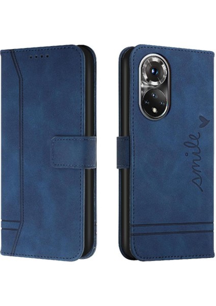 Telefon Kılıfı Için Huawei Nova 9 Pu Deri Flip Folio Cüzdan El Kayışı Kart (Yurt Dışından)
