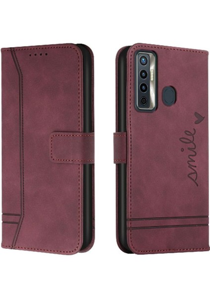 Tecno Camon 17 El Kayışı Kart Yuvaları Kapak Manyetik Kapatma Için Telefon Kılıfı (Yurt Dışından)