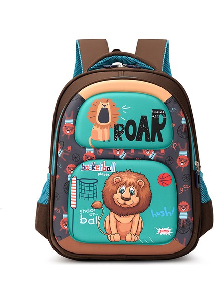 Sevimli Karikatür Büyük Kapasiteli Aşınmaya Dayanıklı Okul Çantası (Yurt Dışından)