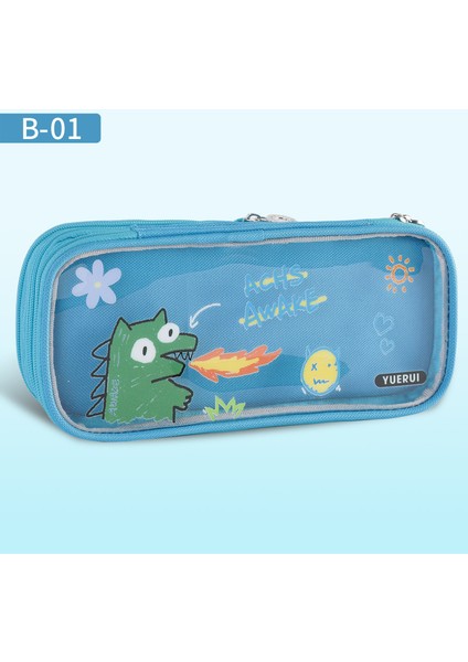 Şeffaf Karikatür Teleskopik Genişletilebilir Kırtasiye Kutusu (Yurt Dışından)