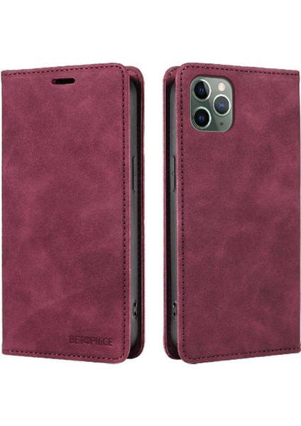 Iphone 11 Için Kılıf Pro Manyetik Folio Cüzdan Koruyucu Pu Deri (Yurt Dışından)