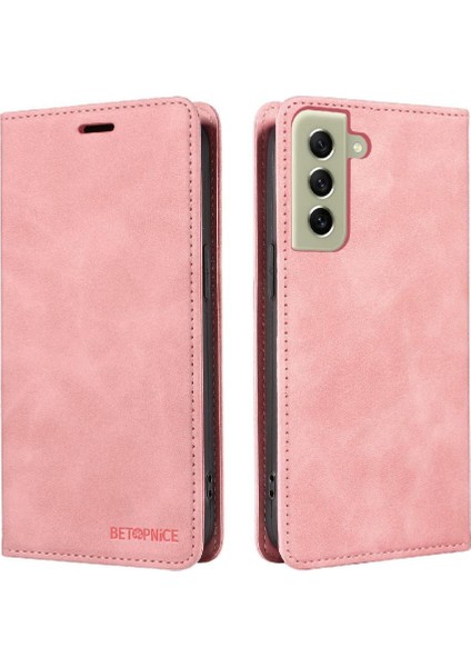 Samsung Galaxy S21 Fe 5g Manyetik Pu Deri Folio Cüzdan (Yurt Dışından)