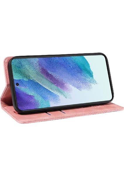 Samsung Galaxy S21 Fe 5g Manyetik Pu Deri Folio Cüzdan (Yurt Dışından)