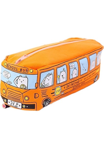 Öğrenci Kırtasiye Hayvan Otobüs Kalıbı Kalem Kutusu (Yurt Dışından)