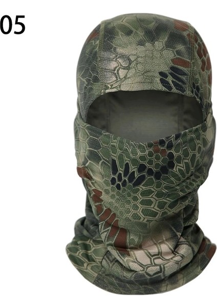 Python Yeşil Stili Taktik Kamuflaj Balaclava Tam Yüz Maskesi Cs Wargame Ordu Avcılık Bisiklet Sporları Kask Astar Kap Askeri Multicam Arf (Yurt Dışından)