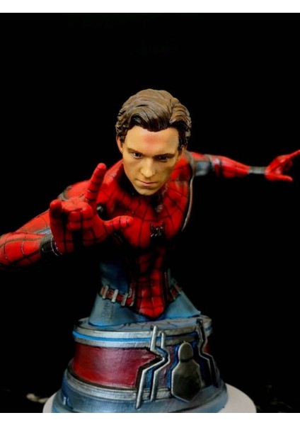 Tom Holland Figür Spiderman Obje Örümcek Adam Obje 20CM Büyük Boy fiyatları