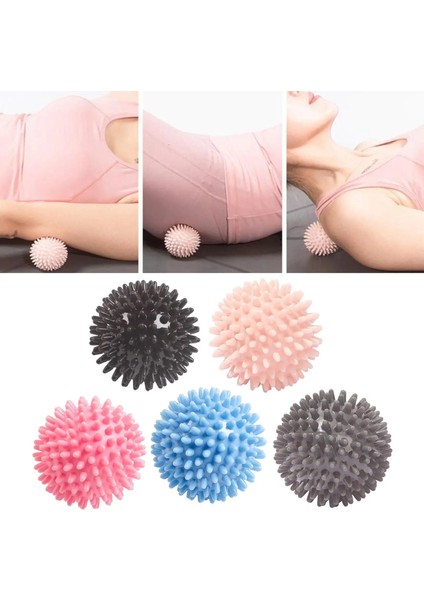 Turuncu Tarzı 6cm 4 Renk Fitness Pvc El Ayak Masaj Topu Pvc Tabanlar Kirpi-Duyusal Eğitim Topu Kavrama Taşınabilir Fizyoterapi Topu (Yurt Dışından)