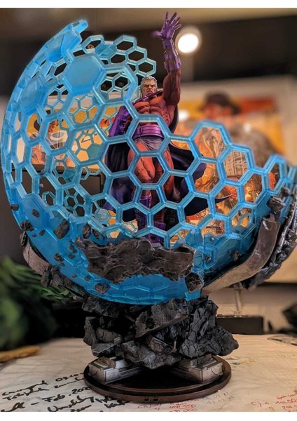 Marvel Comic X-Men Magneto Figür X-Men Magneto Dome 25CM Büyük Boy