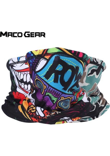 AX-G-303 Stili Palyaço Sihirli Bandana Koşu Eşarp Yarım Yüz Örtüsü Kayak Balıkçılık Bisikletçinin Esneklik Avcılık Yürüyüş Sporları Snowboard Maskesi Erkekler Kız (Yurt Dışından) fiyatları