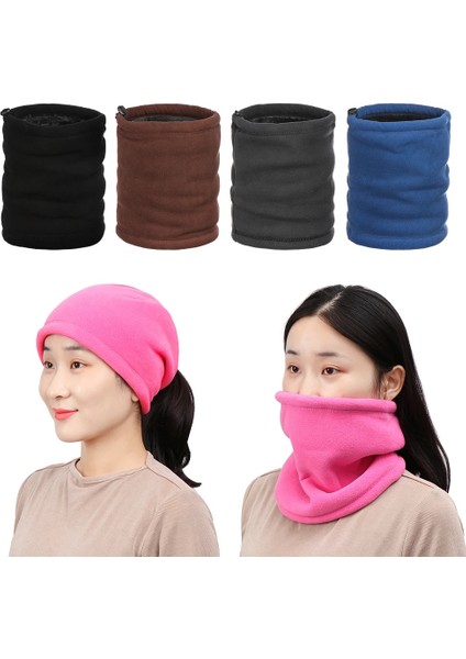 Koyu Gri A Stili Çok Fonksiyonlu Eşarp Unisex Erkek Kadın Termal Sıcak Polar Snood Eşarp Boyun Isıtıcı Bere Kayak Balaclava Şapka Açık Aksesuarları (Yurt Dışından) modelleri