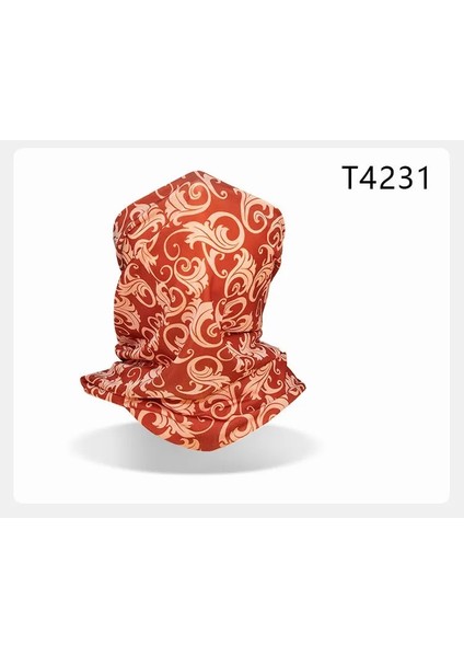 T4231 Stili Yeni Uv Koruma Bisiklet Balaclava Yüz Eşarp Örtüsü Doğa Sporları Soğutma Nefes Alabilir Balıkçılık Yürüyüş Kül Yaz Boyun Körüğü (Yurt Dışından)
