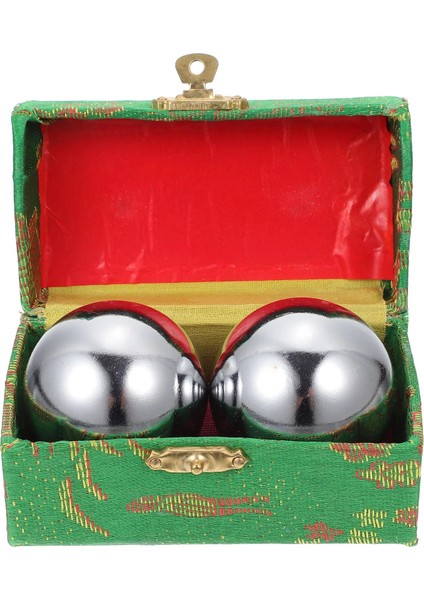 Gümüş Boş Stil 1 Takım Metal Hentbol Eğitim Topları El Egzersiz Topları El Yuvarlanan Toplar (Yurt Dışından) fırsatları