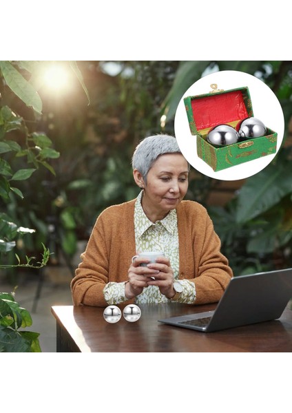 Gümüş Boş Stil 1 Takım Metal Hentbol Eğitim Topları El Egzersiz Topları El Yuvarlanan Toplar (Yurt Dışından) indirimleri