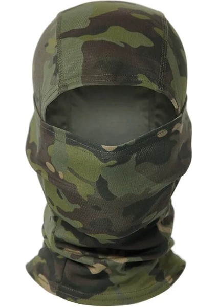 Akrep Ormanı Stili Taktik Kamuflaj Balaclava Tam Yüz Maskesi Cs Wargame Ordu Avcılık Bisiklet Sporları Kask Astar Kap Askeri Multicam Arf (Yurt Dışından)
