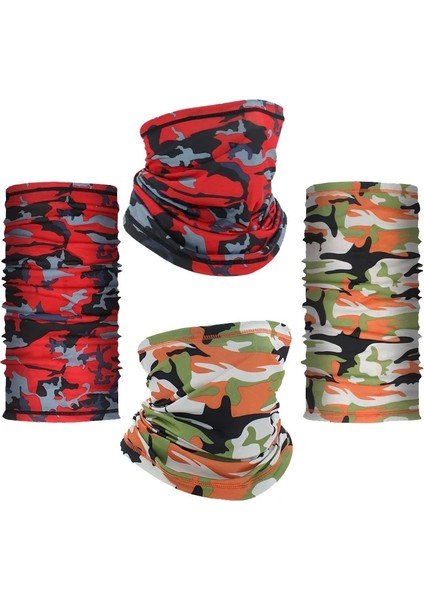 QXMZ260-5 Stili Ourdoor Bisiklet Yürüyüş Kamp Avcılık Koşu Boyun Tüp Eşarp Bandana Bisiklet Motosiklet Yüz Maskesi Bandana Sihirli Eşarp Kadın Erkek (Yurt Dışından) fırsatları