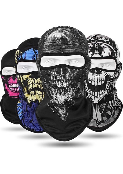 X18 Stili Kafatası Bisiklet Balaclava Erkekler Motosiklet Tam Yüz Maskesi Likra Moto Biker Kap Rüzgar Geçirmez Bisiklet Kayak Yüz Kalkanı Kapak Bandana Eşarp (Yurt Dışından) fiyatları